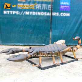 森林公园主题儿童游乐场水上乐园房地产大型电动发声会动蝎子模型