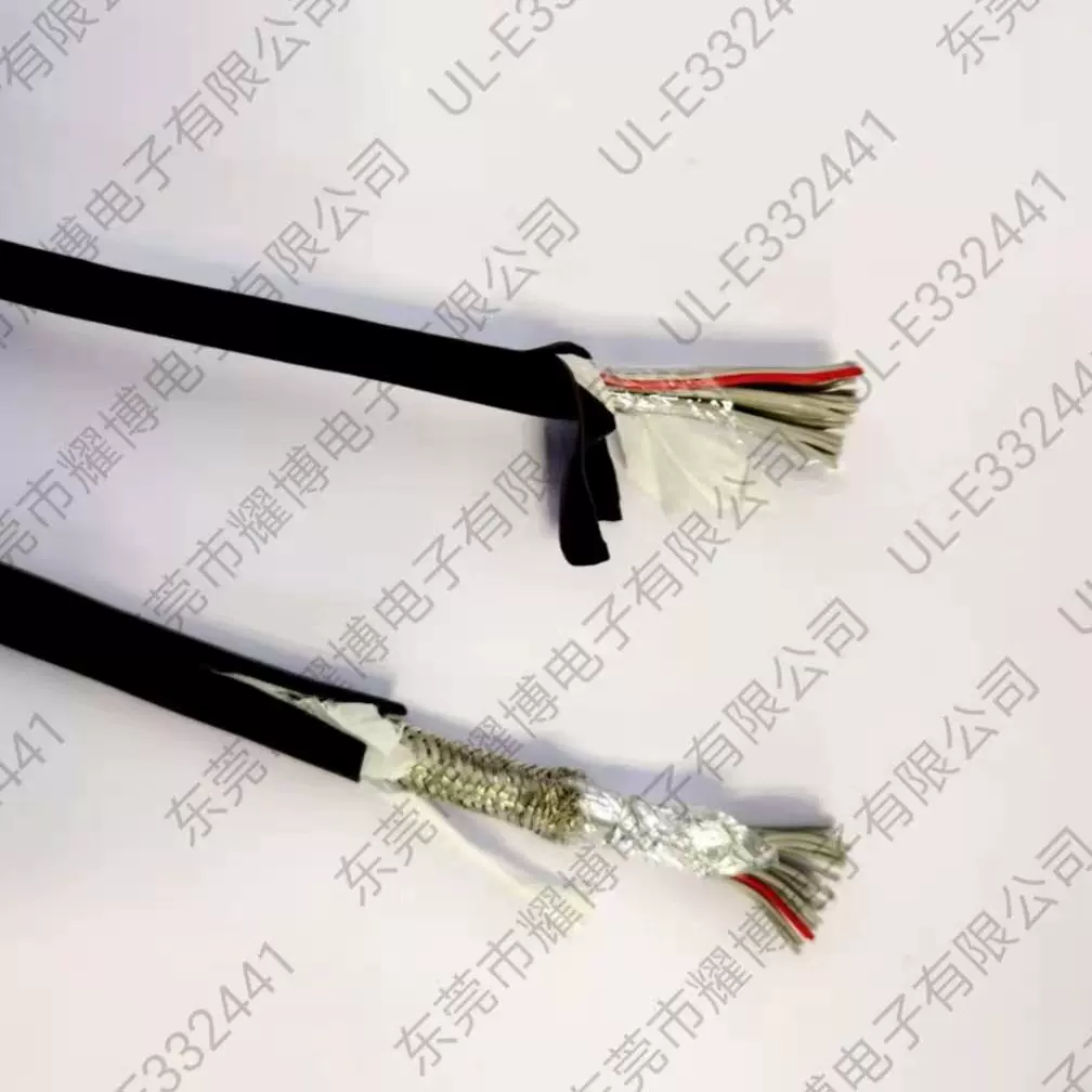 屏蔽排线 圆排线 UL20267厂家现货 多芯护套线 3659带编织屏蔽线