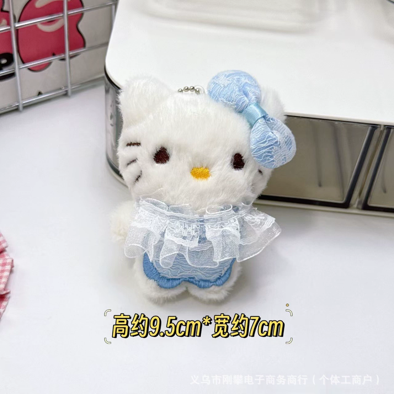 Hello Kitty, плюшевая принадлежность, кукла с аксессуарами, подвеска, котенок, ручная работа