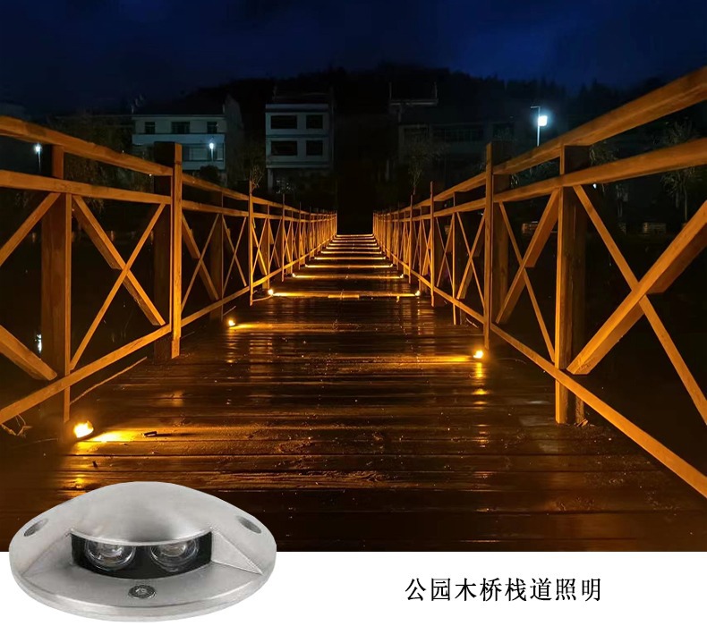 不锈钢龟背灯栈道台阶步道灯3W庭院地灯LED户外防水侧透光地埋灯-阿里巴巴