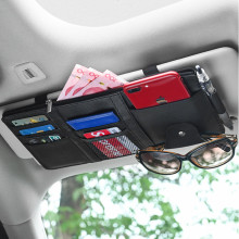 Car Sun Visor Bill Pen Business Card Holder CD DVD Organizer