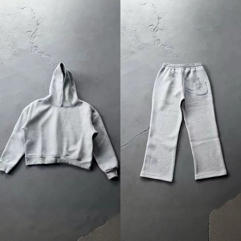 Saint Alexander Tracksuit Popular Air-Layer Fluffy Hooded Sweatshirt and Pants Set for Winter Saint Alexander Tracksuit Popular Air-Layer Fluffy Hooded Sweatshirt and Pants Set for Winter