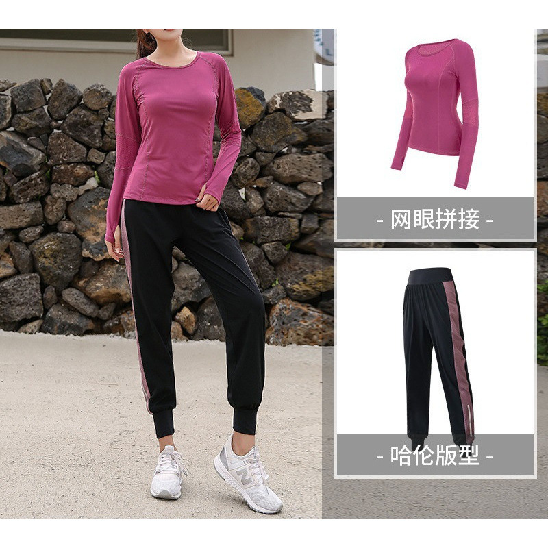 Autumn quick dry yoga clothing for gym