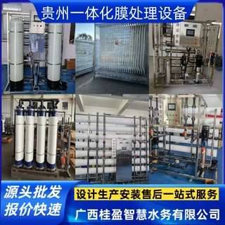 湖南一体化膜处理设备国产进口MBR超滤纳滤反渗透工业定制