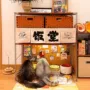 多功能日式猫咪宠物收纳架