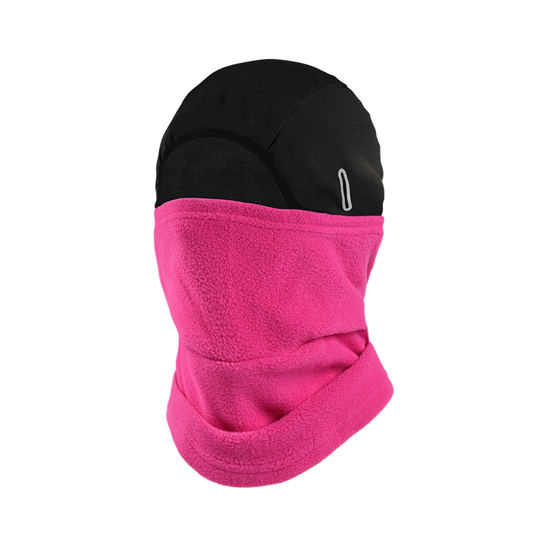 Invierno ciclismo respirado frío a prueba de viento máscara facial de pelúcia máscara facial de esquí de motocicleta calentamiento cubierta