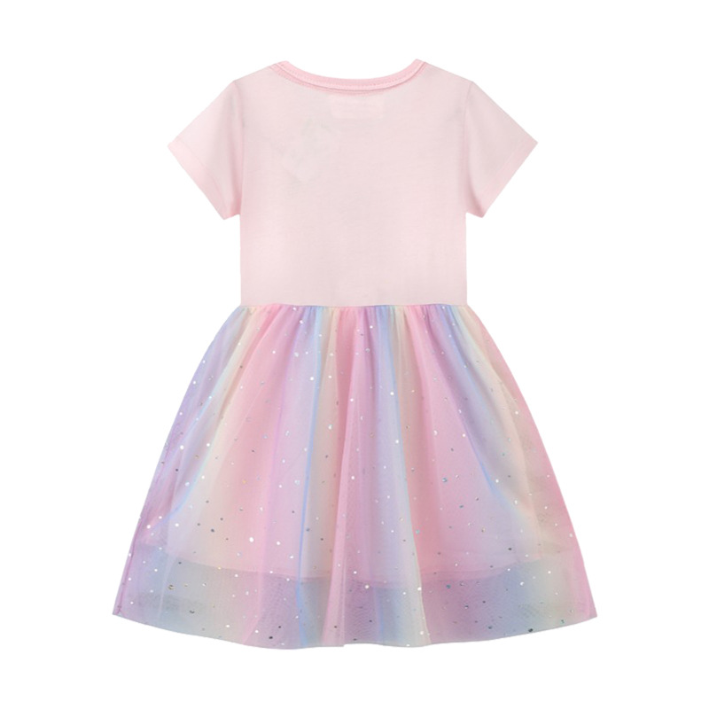 2023 nueva ropa para niños vestido de las muchachas ropa de verano Super Western estilo niños niña falda europea y americana distribución