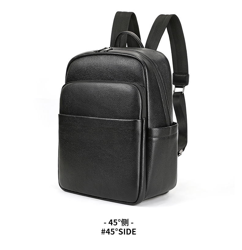 Ba lô nam công sở da bò cao cấp, đựng laptop 15 inch, dung tích lớn — 2348 Màu đen, 2349 màu đen, 2350 màu đen, 2351 Màu đen chi tiết 29