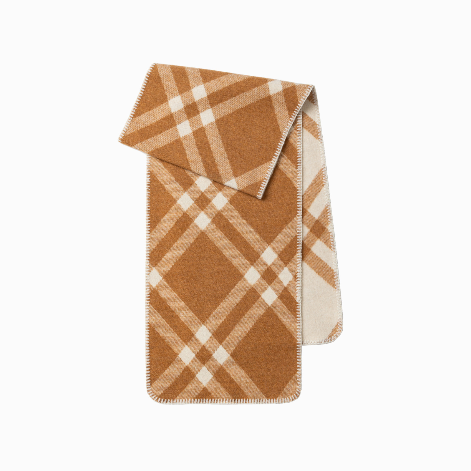 Quan Zhixian con bufandas de lana largas para mujeres otoño y invierno coreanas de alta calidad, doble cuello caliente, chal grueso