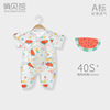 Summer children's belt for new born, cotton thin bodysuit, pijama, clothing