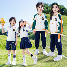 幼儿园园服春秋款小学生校服儿童夏季班服运动会团体服棒球服套装