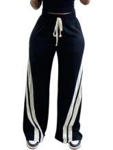 N 43341 Spliced Casual Long Trousers ƴ�����e�Lѝ ���l