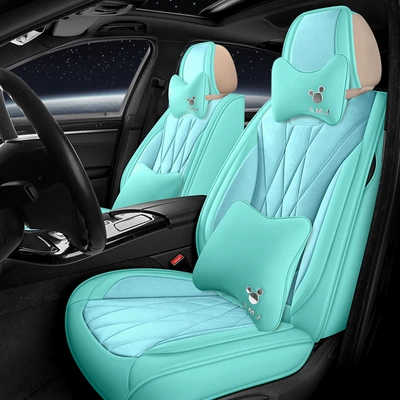 Four Seasons Pad: Leather Seat Cover Autumn Breathable