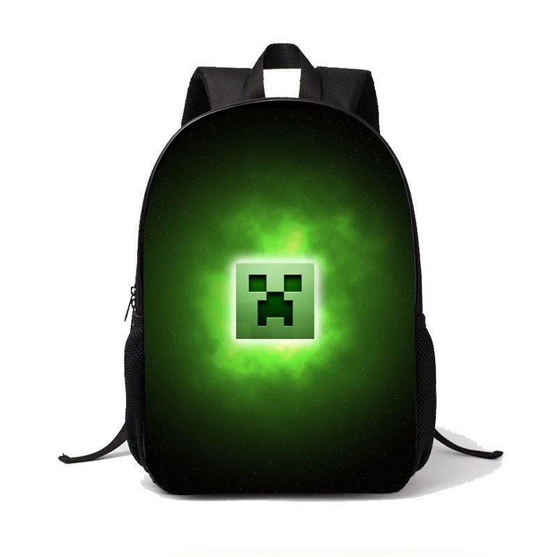 Новая печать рюкзака школьника Minecraft начальная школа мультфильм MINECRAFT рюкзак повседневный и легкий для мужчин и женщин