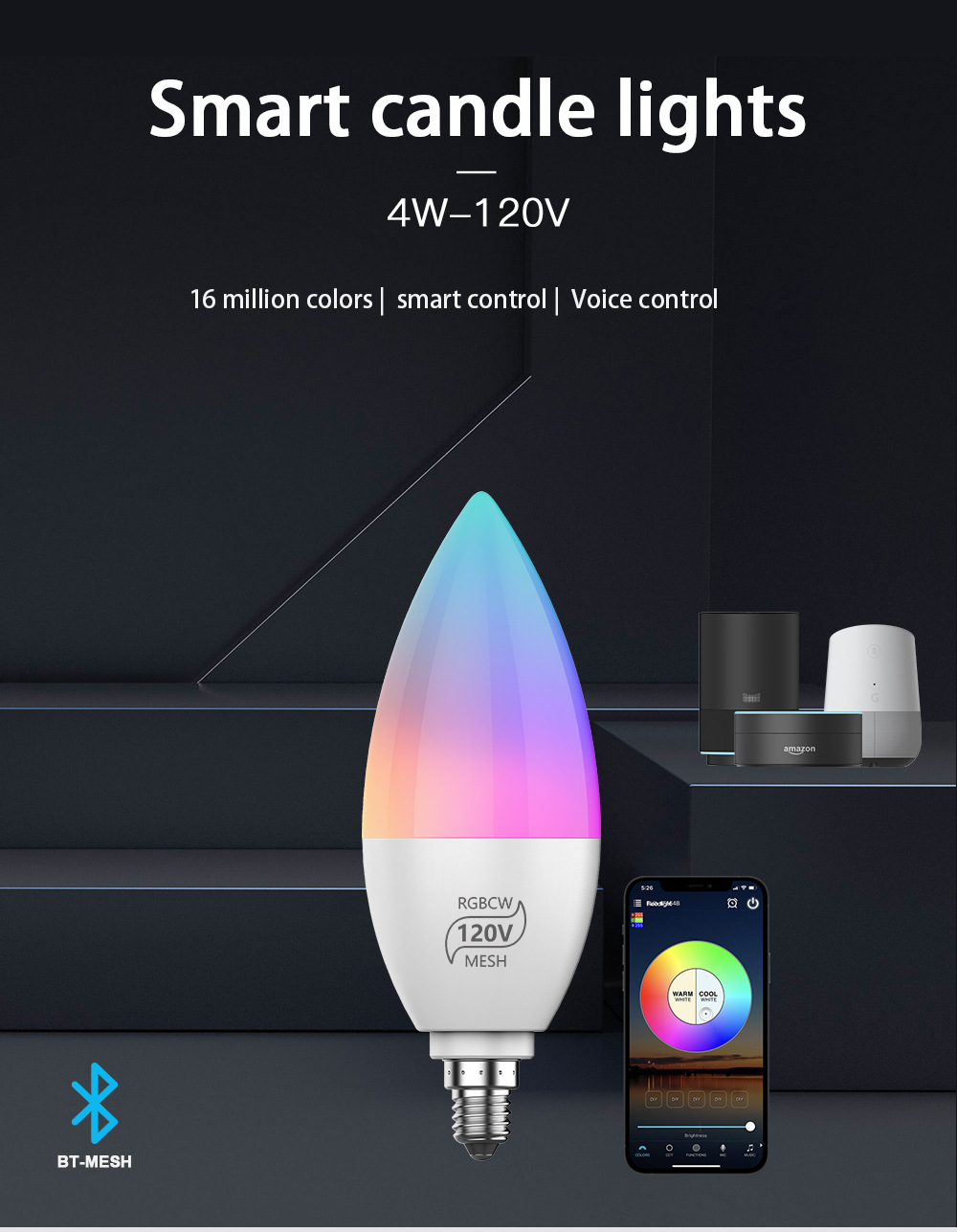 LED Candle Bulb Image 1