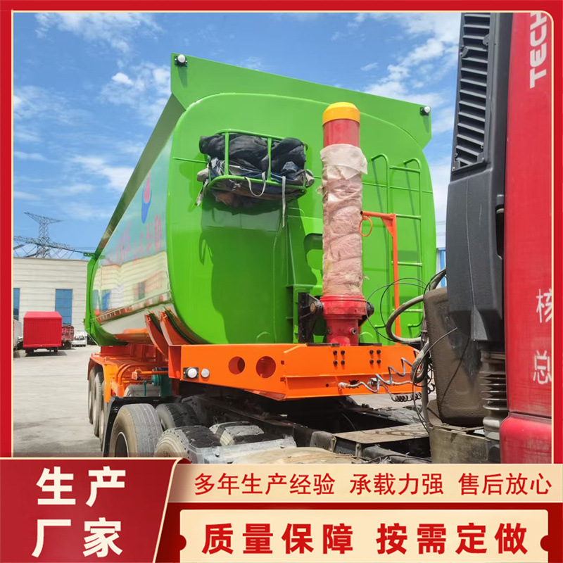 Export Powder and Granular Material Transport Tank Truck, Tank-Type Dump Truck, 42-Cubic Meter Bulk Cement Tank Truck, Used Tank-Type