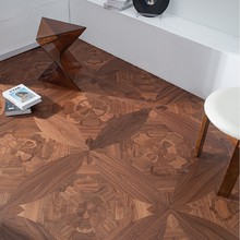 厂家直营安娜公主实木复合拼花地板艺术工艺地板别墅会所民俗家用