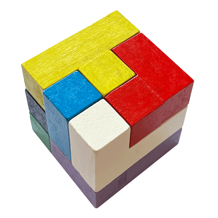 Cerradura de Kongming de juguete de madera para niños Cerradura de Kongming Cerradura de Luban Juego completo de embutir clásica de juguete de madera Cerradura de Kongming