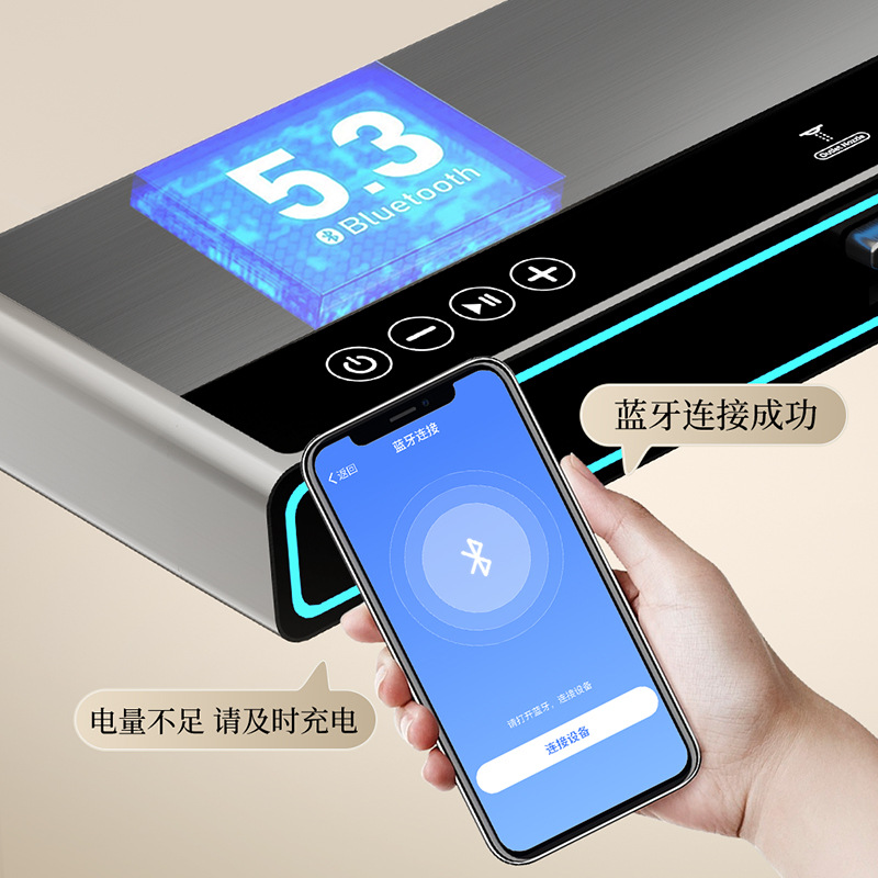Baños de cobre todo el conjunto de ducha de música luz de atmósfera tecla de piano doméstica temperatura constante inteligente ducha de ducha digital