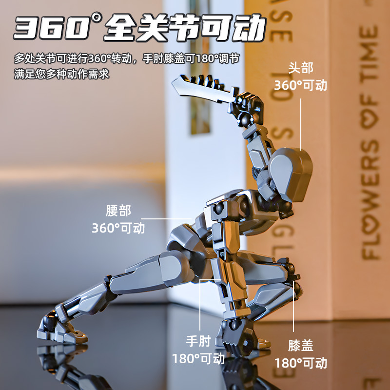 Lucky Doll 13 articulaciones móviles impresión 3D juguetes 3er generación muñeca maniquí DIY todo el cuerpo descomprimir artefacto