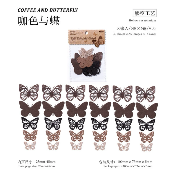 Coffee and butterfly