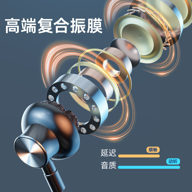 人気の X88 ミラー 2025 新しいワイヤレス Bluetooth ヘッドセットセミインイヤーハンギングネックスポーツ超長バッテリー寿命プライベートモデル|undefined