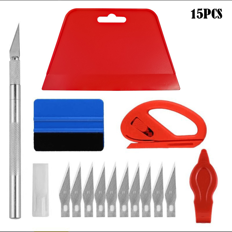 15件套汽车改色贴膜工具套装