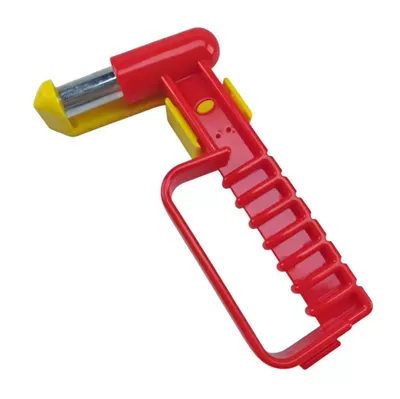 Car Safety Cutter, Escape – Qəza çəkici - red-without-cutter-yellow-base-bubble-bag-about-177525cm