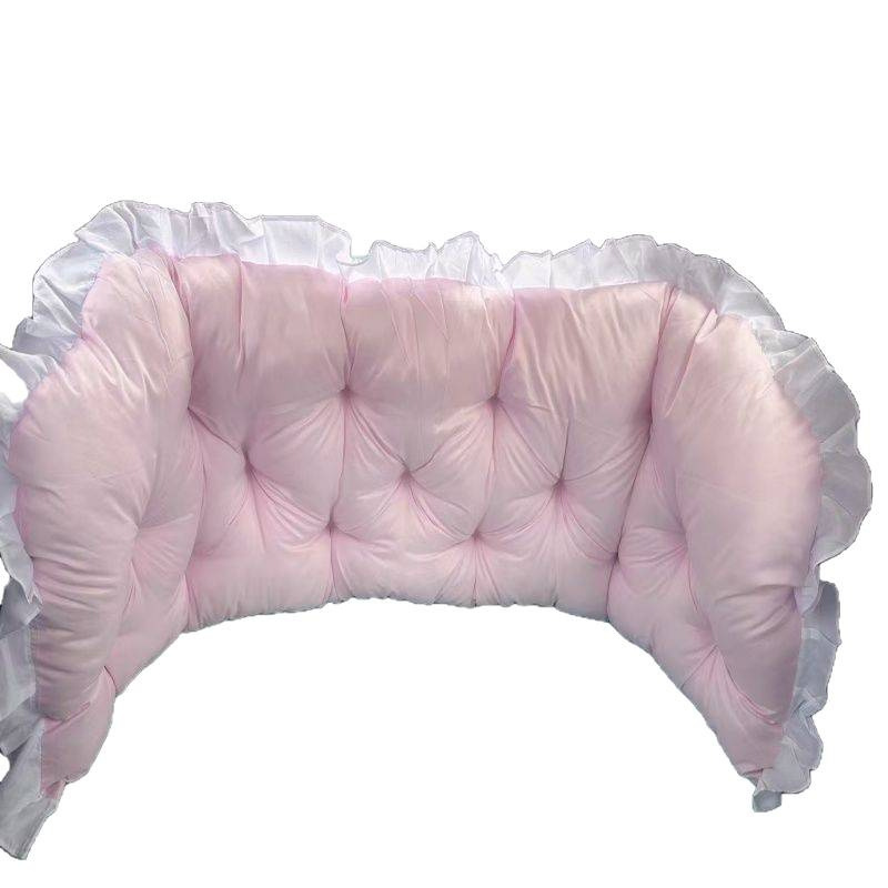 Dormitorio de estudiantes de triciclos para proteger la cintura cojín de cama grueso cojín antichoque cojín superior e inferior sofá de paquete suave gran almohada de respaldo