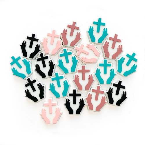 Factory direct sales baby DIY pacifier chain chewable beads jewelry loose beads accessories silicone beads wholesale