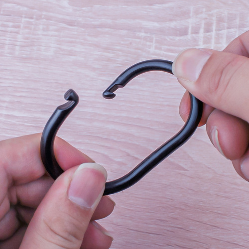 Curtain hooks, live buckle rings, bathroom telescopic rod accessories, bed curtains, door curtains, shower curtain hooks, C-ring open rings