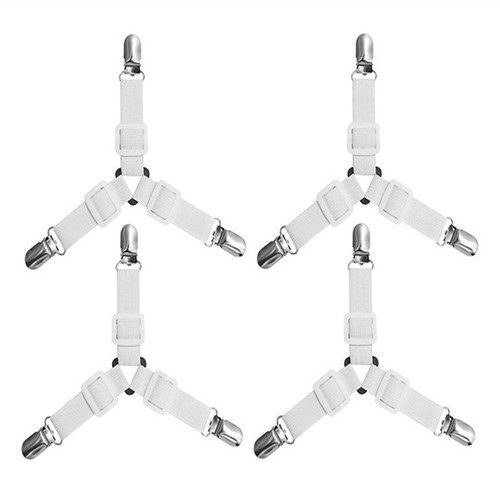 Manufacturer adjustable bed sheet holder tablecloth curtain sofa cover sheet anti-slip buckle sheet clip metal fixing clip