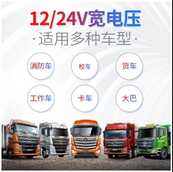 Large truck dashcam AHD high-definition night vision front and rear dual recording reversing image display 12V24 camera