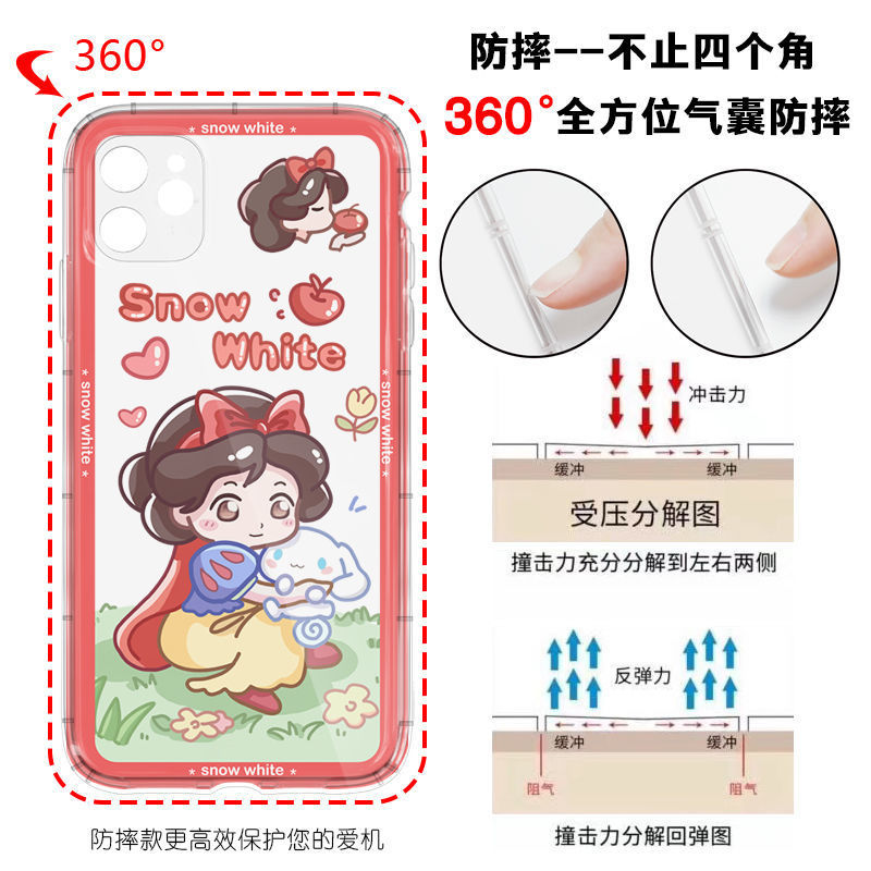 ����iPhone11ƻ��12/13promax�ֻ���xr�轺7͸����ˤ8p��ѩ����