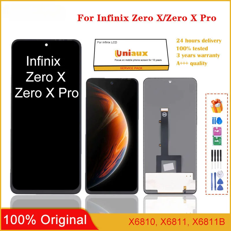 Подходит для сборки внутреннего и внешнего экрана LCD панели Transsion Infinix Zero X/X Pro экран LCD дисплей
