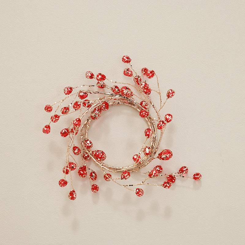 Buscando árboles de Navidad transfronterizos nuevos árboles de Navidad acrílicos rojos accesorios transparentes decoración festiva accesorios DIY