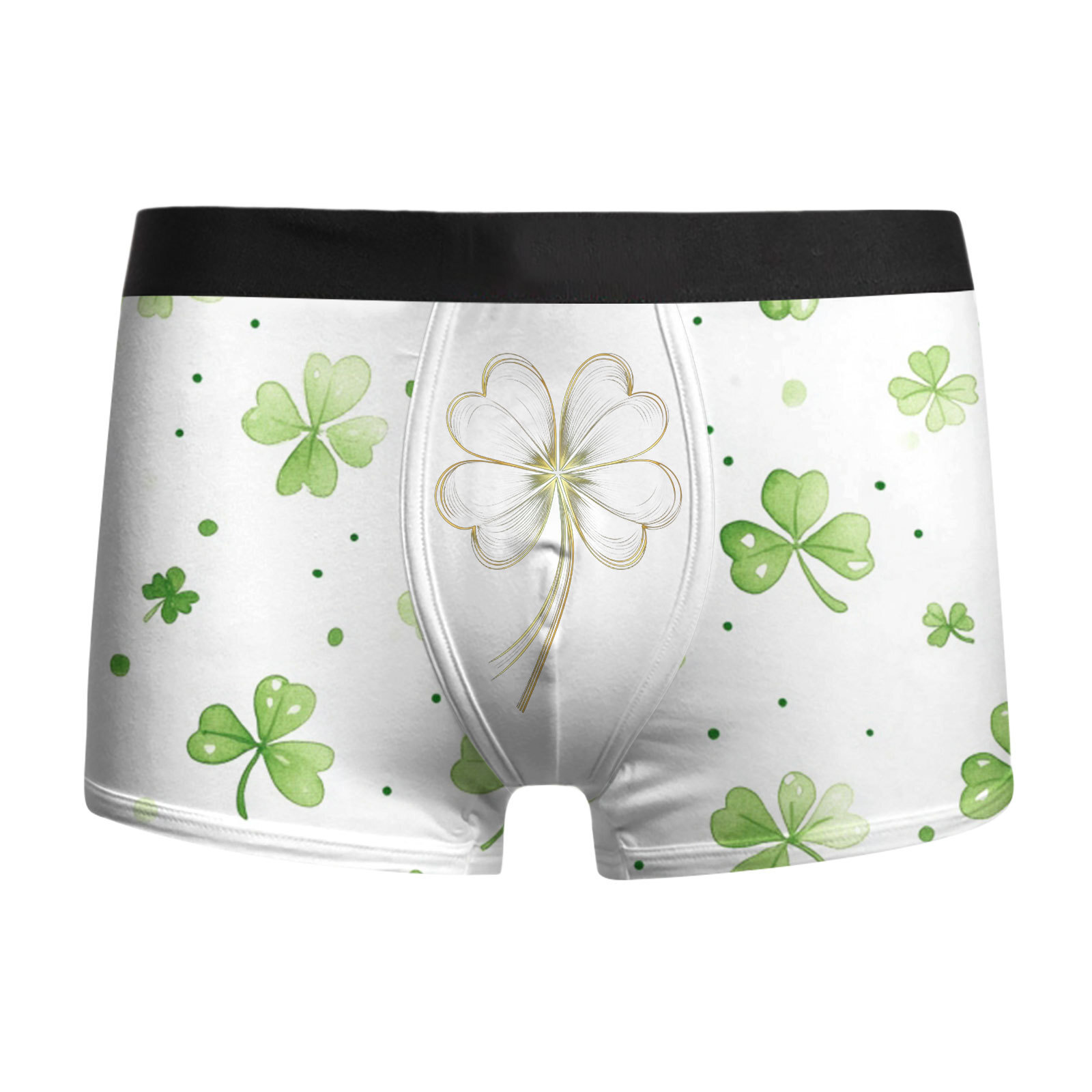 Ropa interior para hombre St. Pa Day, pantalones cuadrangulares para hombre, calzoncillos bóxer de cintura media de gran tamaño transpirables, estampado 3D MP01