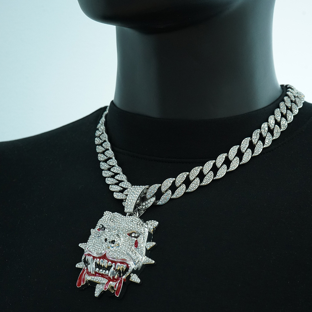 Colgante de plata con collar 18inch