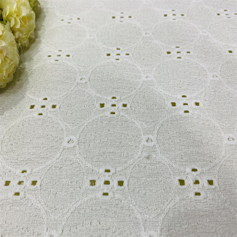 全涤压纱立体泡泡蕾丝 法式镂空提花 台布桌布连衣裙箱包发带蕾丝
