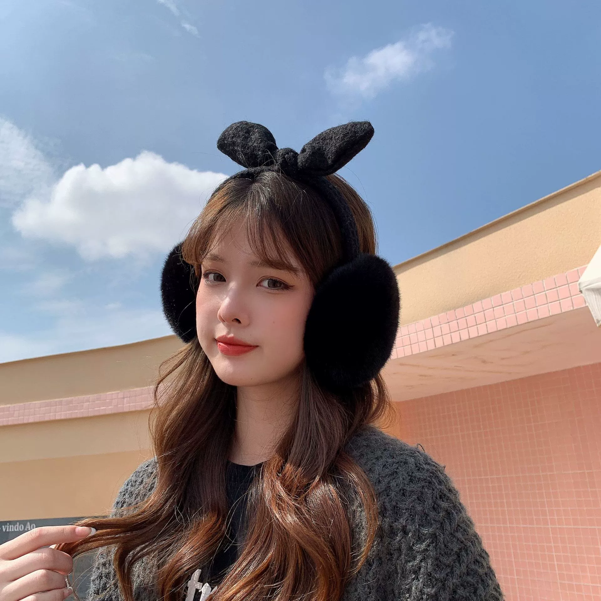 Keep warm headphones, earmuffs, ear protection, Korean style