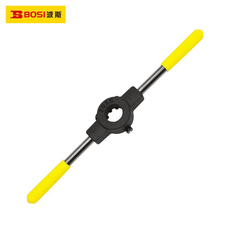 波斯公制丝攻绞手架攻丝器省力小圆板牙绞手 BS540304 M3-4