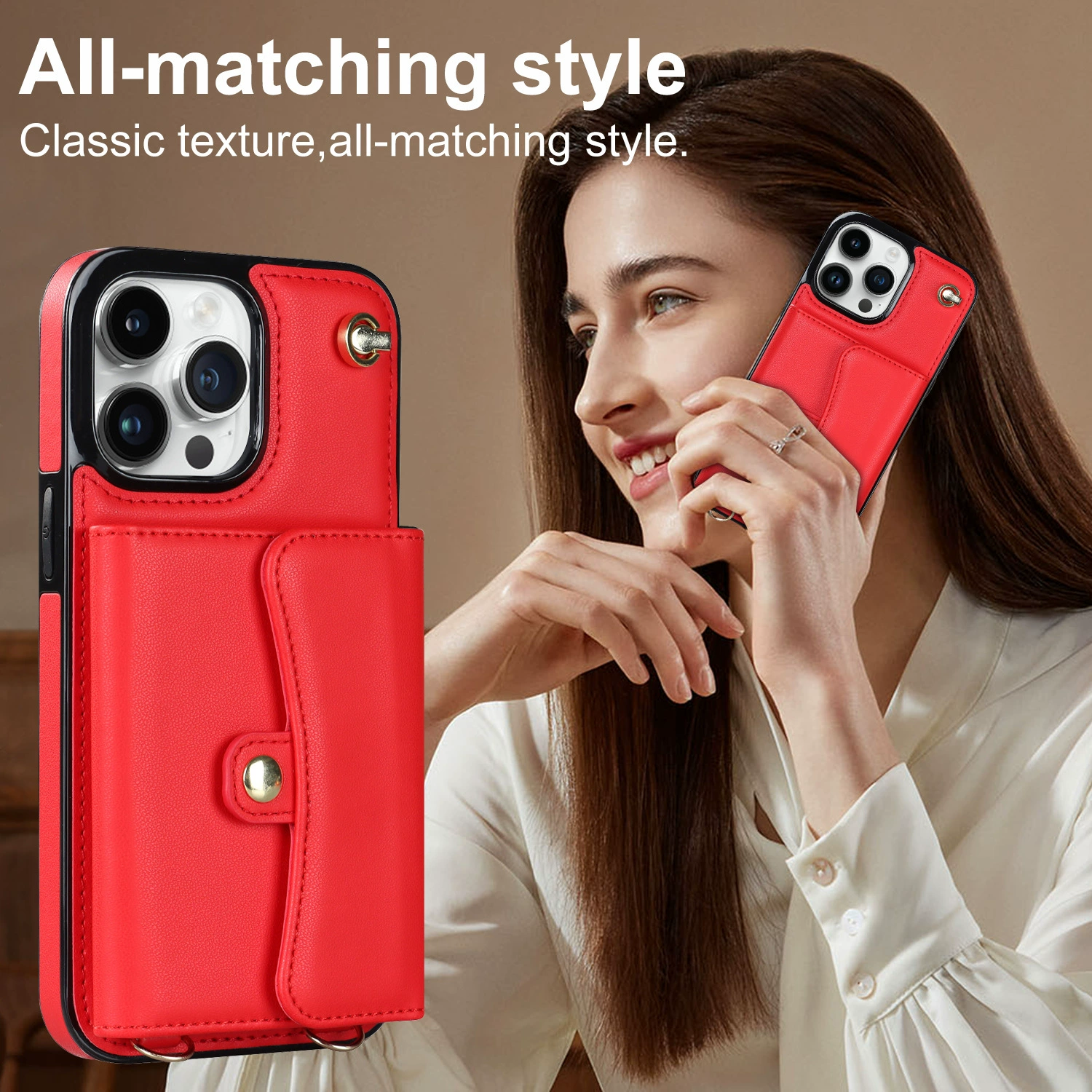 Apple, совместимый iPhone12 Pro, держатель для карт, кошелек, чехол для телефона, iPhone 13, плечевой сумка, органайзер, кошелек, защитный чехол, iphone, 12