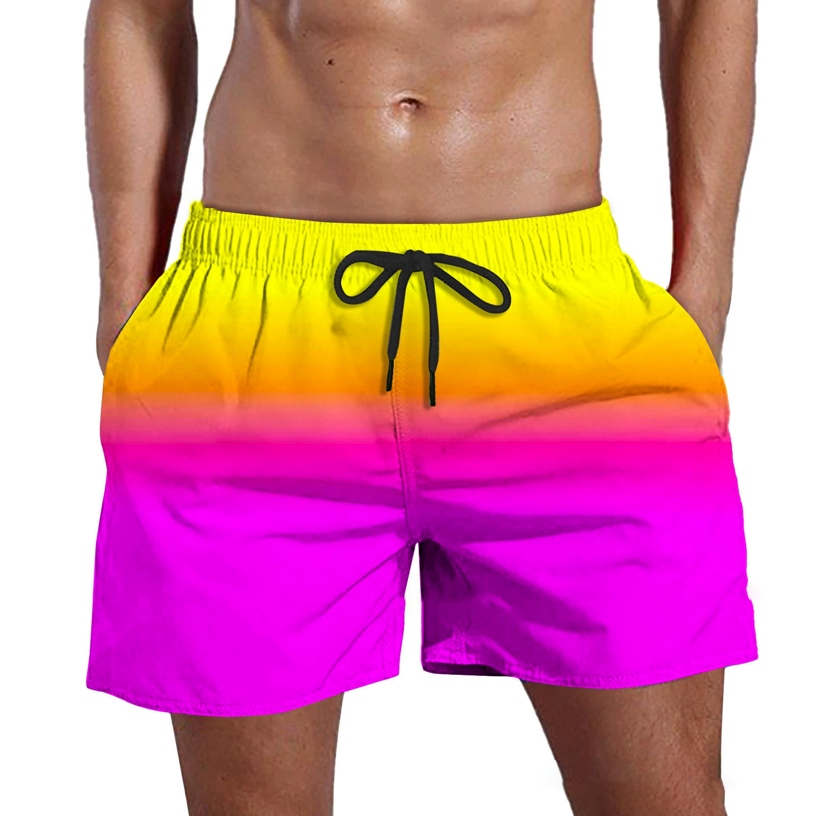 Summer base colored multicoloured beach trousers for leisure, Amazon