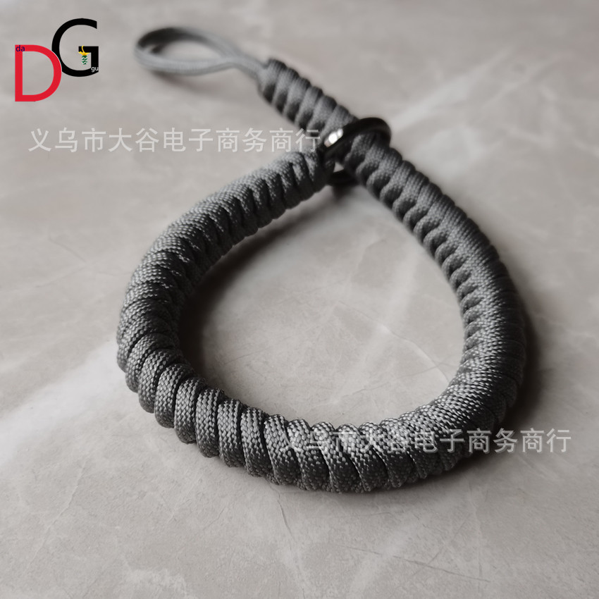 Paraguas al aire libre cuerda de la Cámara correa de muñeca tejida a mano pulsera de supervivencia digital correa de la Cámara anti-Pérdida Anti-caída de la cuerda de la cámara