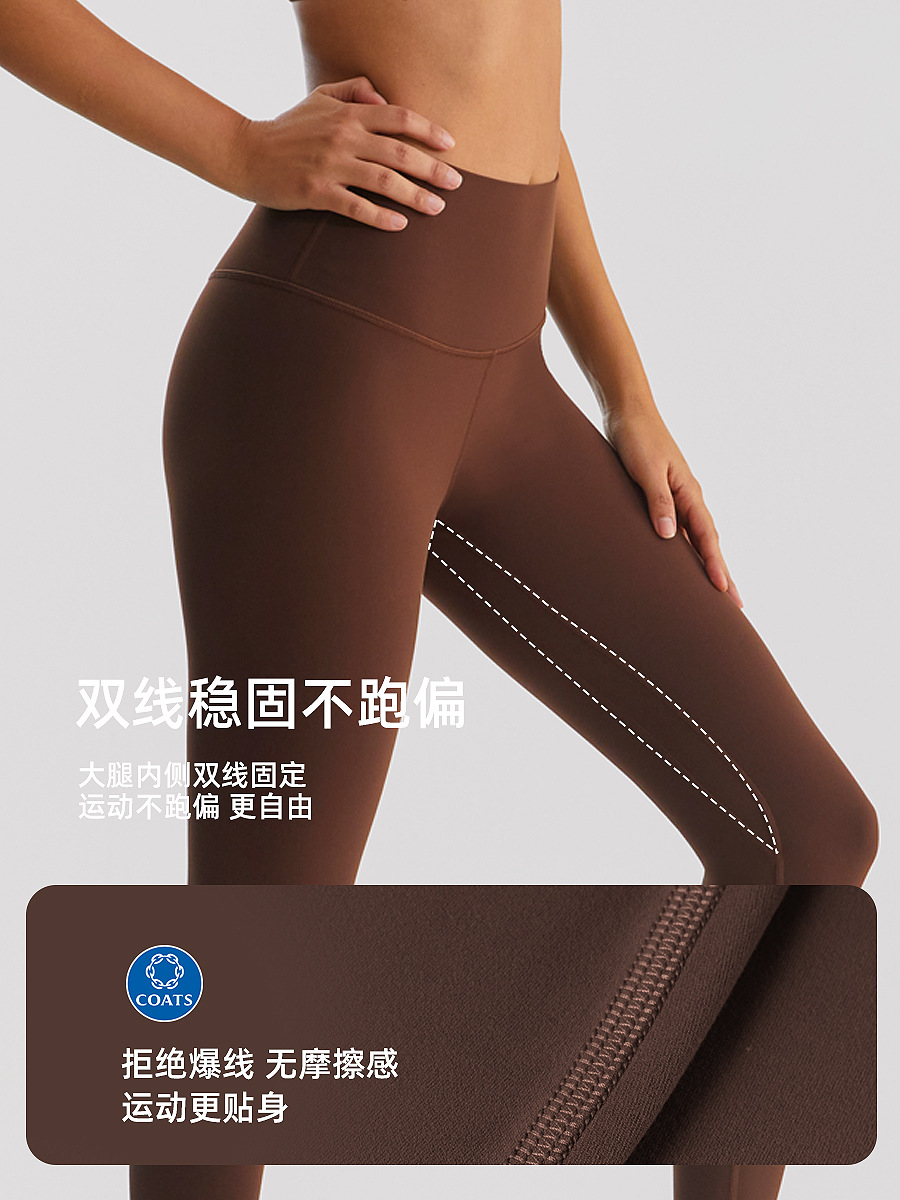 Pantalones de yoga de cintura alta Lulu para mujer, leggings deportivos de 24 pulgadas con tacto suave, efecto moldeador, realce de glúteos, absorción del sudor y secado rápido.