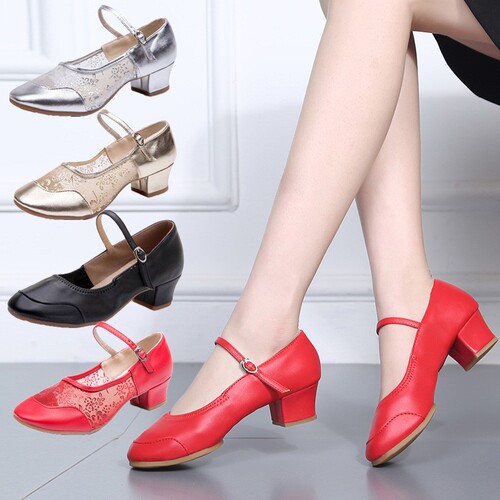 New summer dance shoes for women, modern square dance shoes, mesh dance shoes, soft sole manufacturers, cross-border wholesale 