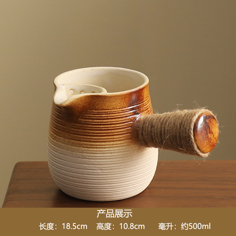 Juego de Tetera y Estufa para Té de Cerámica para Hogar y Exteriores