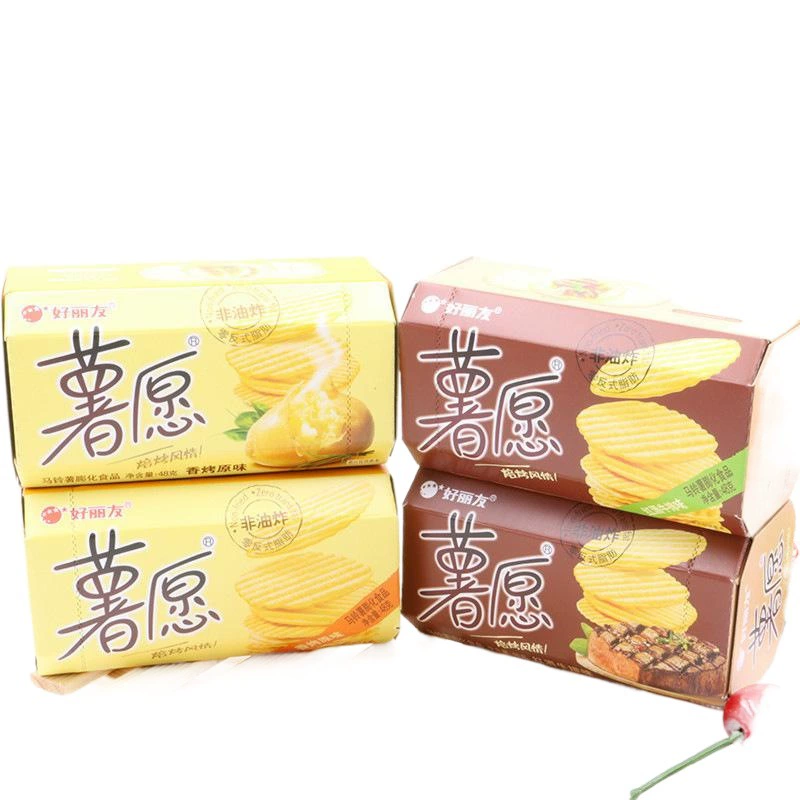 Картофельные картофельные чипсы Hariyou 48 г ароматного жареного оригинального красного вина