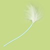 Cat steel wire feathers teasing cat stick long pole can replace the head cat toy