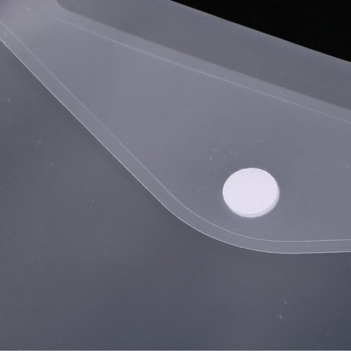 Stationery bag A4 Velcro file bag transparent waterproof and dustproof information bag 11 holes 7 holes loose-leaf student storage bag